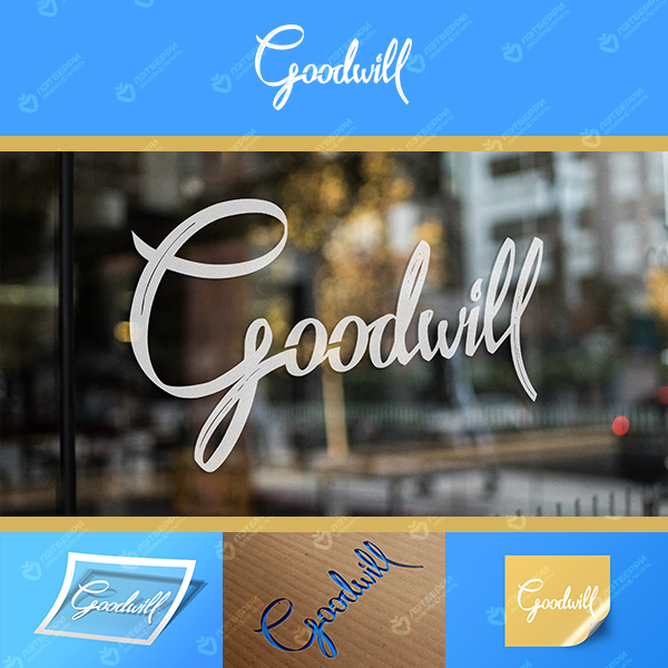 Наклейки на стекло — Goodwill